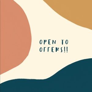 O F F E R S W E L C O M E D 🌿🌻
